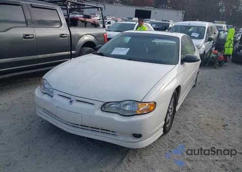 2003 Chevrolet Monte Carlo Ss from USA, damaged, VIN 2G1WX12K239201556